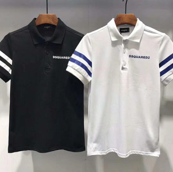 

2019 new fa hion men 039 t hirt olid color lapel neck cotton white man hirt t hirt hort leeve m 3xl