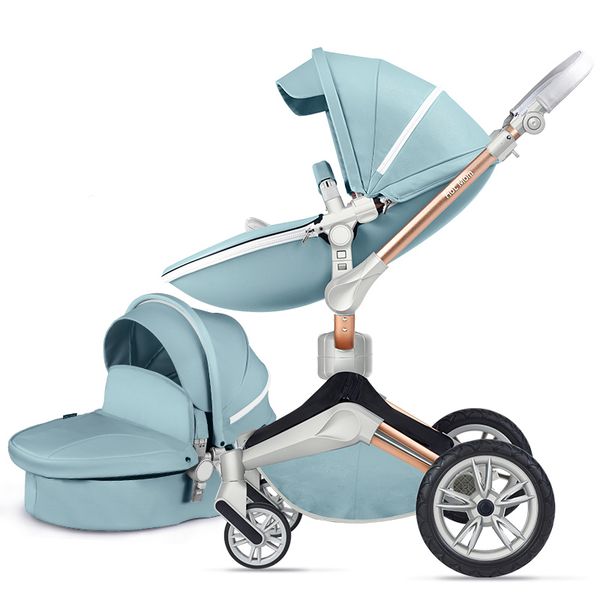 

mom 360 2019 stroller 2 in 1 high landscape can sit or lie pneumatic wheels portable stroller baby trolley eco