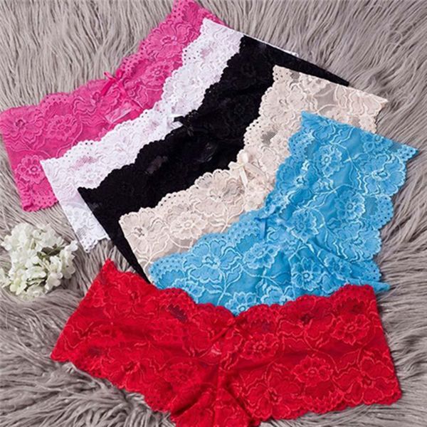 

2020 new lace briefs panties women bikini underwear woman lace erotic lingerie black white red color drop ship, Black;pink