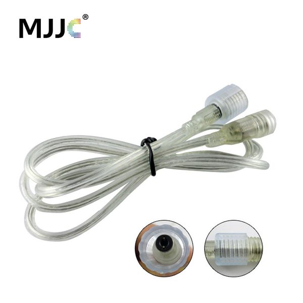 Fio de cabo impermeável do cabo da extensão impermeável do conector 5m 7m de cristal masculino 5m 7M para a luz da tira do diodo emissor de luz 12V 24V