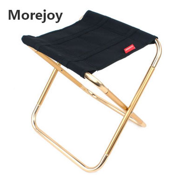 

morejoy outdoor folding chair portable camping chair bbq mini stool aluminum alloy fishing