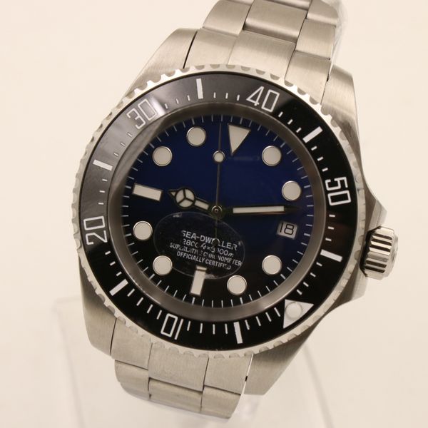 

luxury men watch sea-dweller ceramic bezel 44mm stanless steel 116660 automatic business casual mens watch wristwatches 94, Slivery;brown