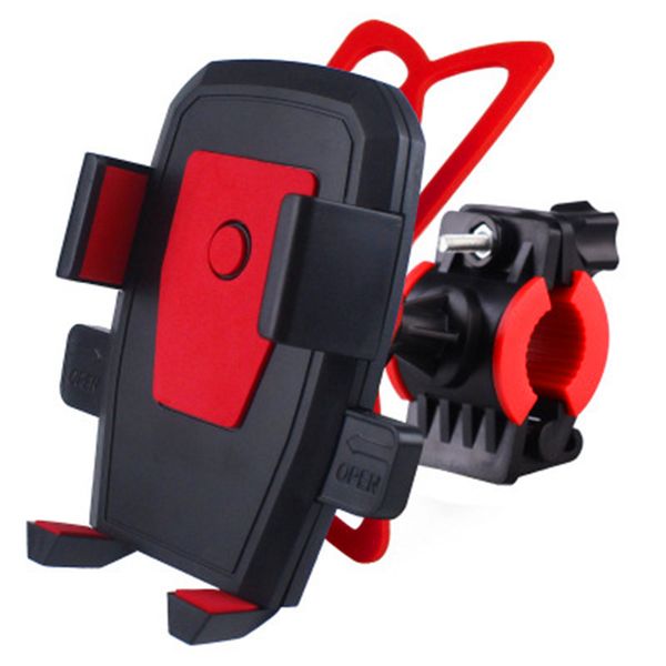 

360 Degree Rotation Bike Holders Bicycle Stand Motorcycle Handlebar Mount Phone Holder Case Bracket Silicone Support Band For iPhone Samsung