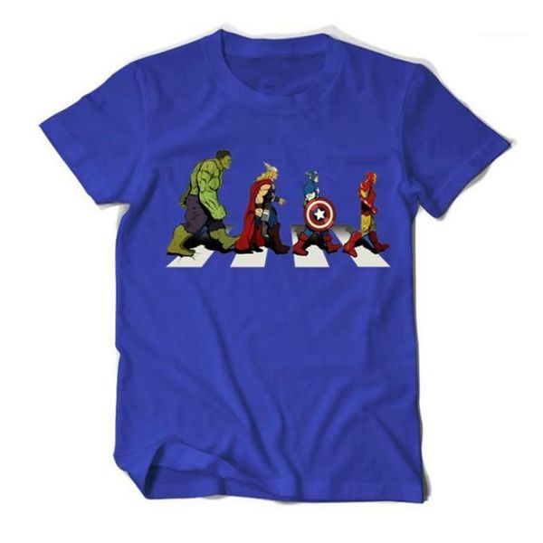 

special mens fashion round neck short sleeve boy tees avengers 4 endgame print designer mens tshirts marvel comics, White;black