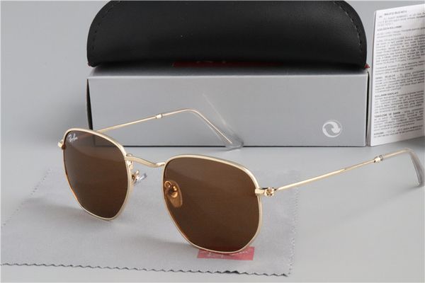 

luxury brand aviator ray sunglasses vintage pilot brand band uv400 protection bans mens womens men women ben wayfarer glasses with box 3548, White;black