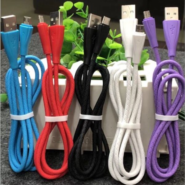 

1000 шт. / лот 1 м 3ft завод Оптовая новый дизайн Micro USB кабель для передачи данных Android т