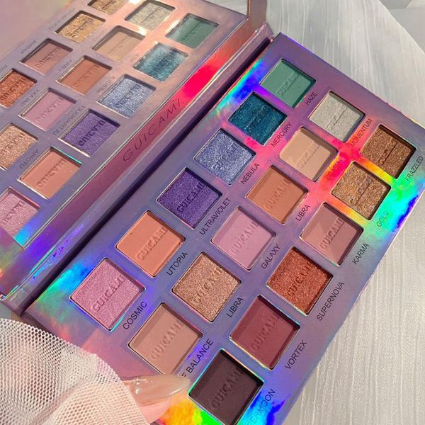 

18 colors mercury retrograde eye shadow palette blue mashed potato desert rose professional eye shadow powder tslm1