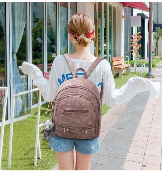 

2020 new korean backpack women's large capacity casual backpack cute fashion women