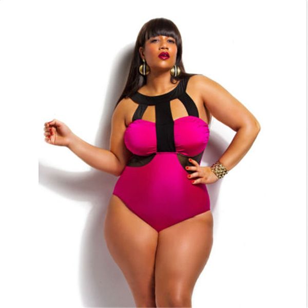

women ladies plus size bikini bandage one-piece monokini swimwear swimsuit glane, White;black