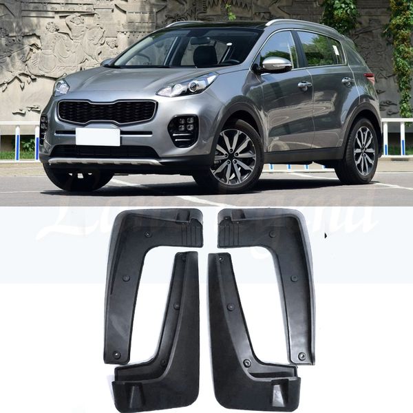 

set molded car mud flaps for kia sportage 2017 2018 2019 ql mudflaps splash guards mud flap mudguards fender front rear styling