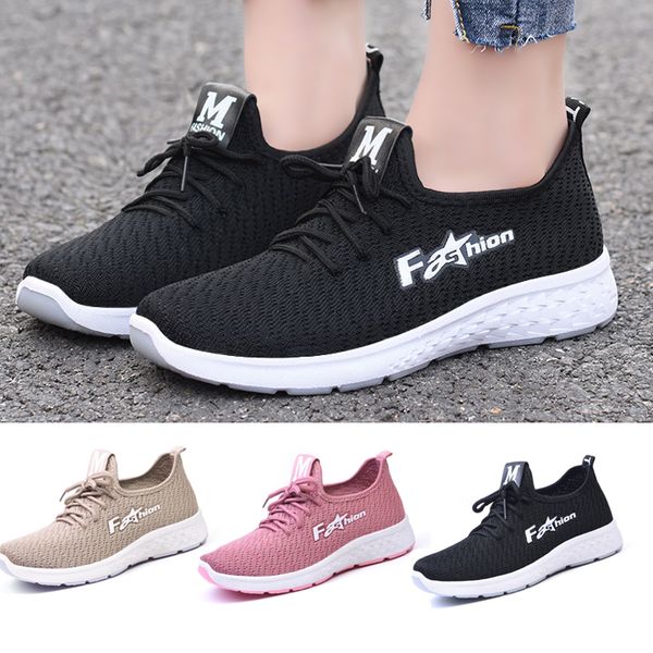 

booming women casual sport shoes breathable mesh running shoes fashion jogging size 36-40