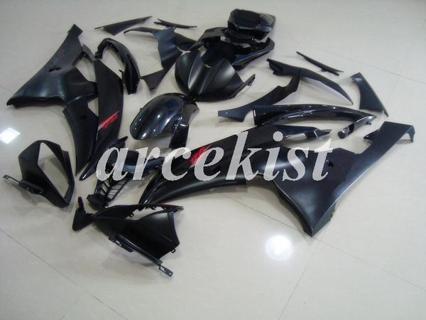 

4 gifts new abs full fairings kit fit for yamaha yzf-r6 2008 2009 2010 2011 2012 2013 2014 2015 2016 bodywork set black custom