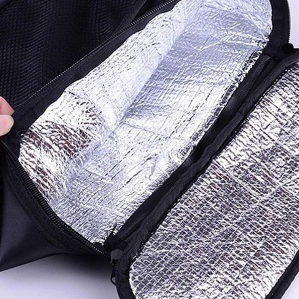 

fashion car hanging storage bag insulated nylon aluminum foil auto seat back bags organizer tidying container nr-shipping