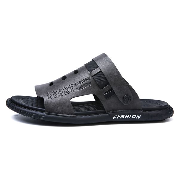 

сандалии работают флип-2020 прогулочной массаж 2020 дышащих mens zapato сетки мужских herren sommer обувь пляж ete мода тапочки, Black