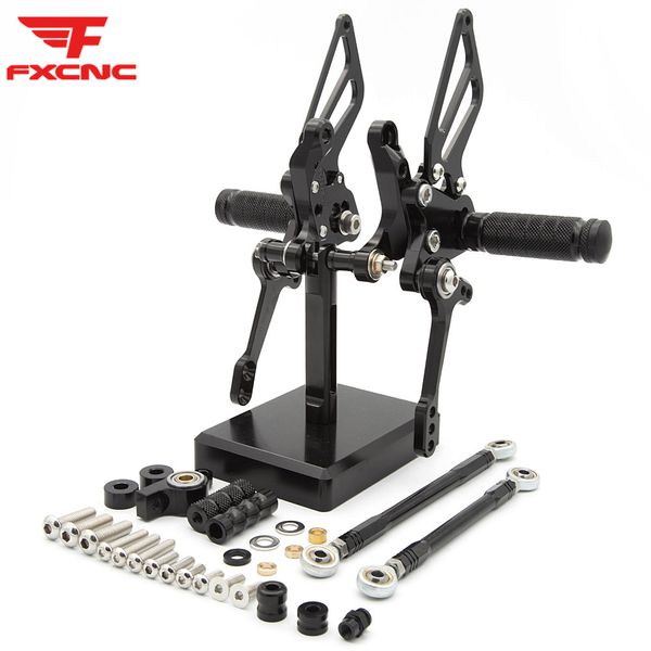 

for 1098/s 07-08 1198 09-11 848 08-10 cnc adjustable motorcycle footrest footpeg pedal foot peg rearset rear set