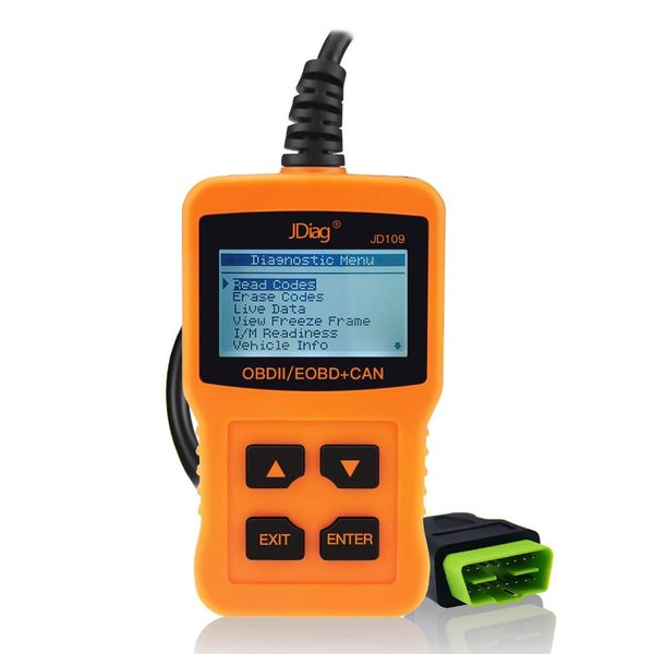 

jdiag obd2 scanner car engine fault code reader can diagnostic scan tool jd109 suitable compatible eobd vehicles