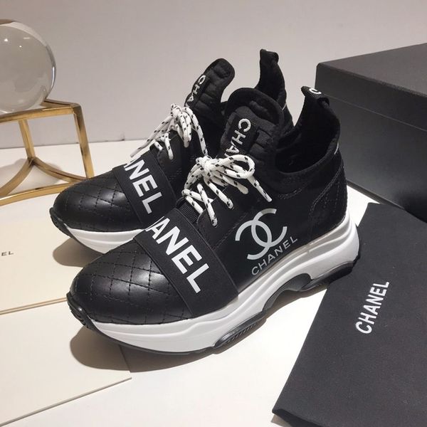 

new high-end brand ladies boots leather luxuries womens sandals casual shoes basketball air with original box c7, Black