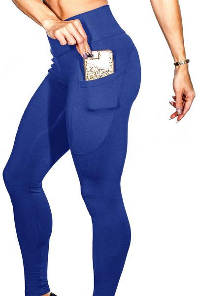 

женщины йога брюки solid designer боковые карманы тощий высокой талией брюки jogger pantalones, Black;white