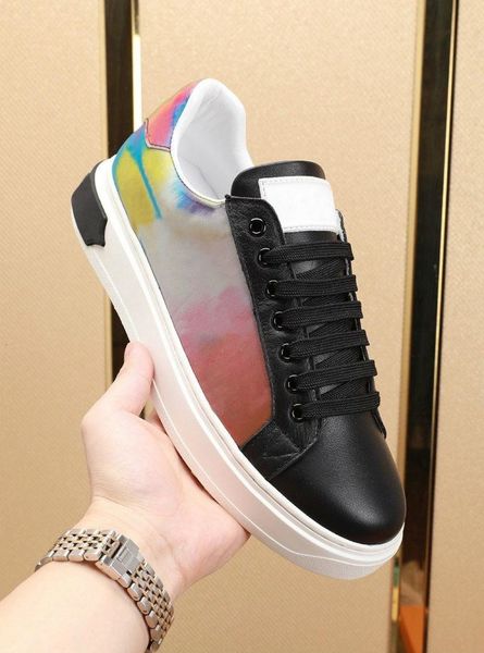 

luxembourg shoes designer rivoli boombox casual shoe 3m white leather brand trainer men low fashion leisure shoes with box size 36-44 e1