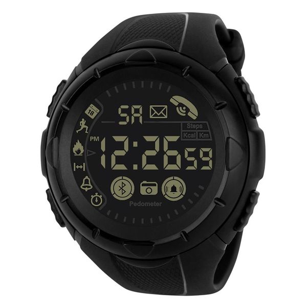

honhx mens digital watch womens sport watch men smart wristwatch relojes montre homme rubber strap waterproof alarm clock 3001, Slivery;brown