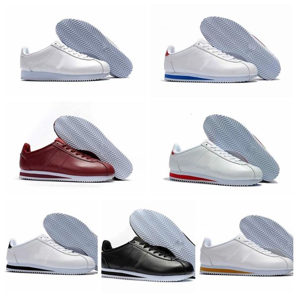 

2019 famous brand men and women classic cortez shoes leisure shells shoes cortez qs breathable leather fashion outdoor sneakers size 36-44