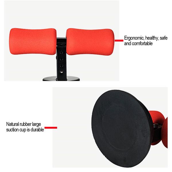 

portable sit-up machine suction cup type abdominal abdomen sit-up aid home vest line weight loss belly fitness equipment