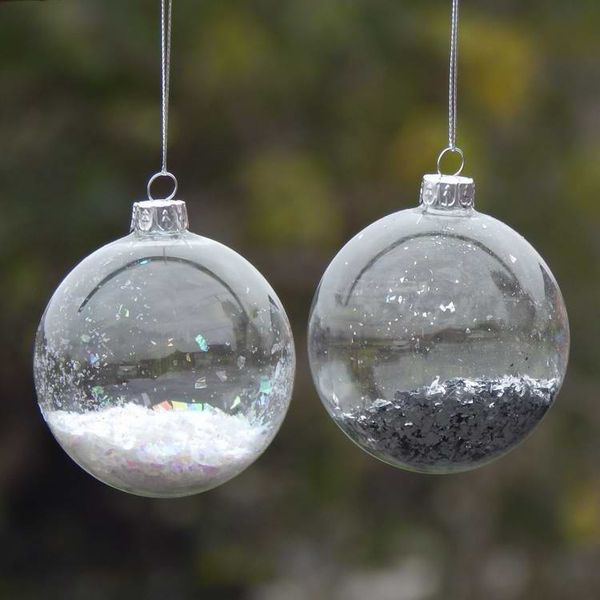 

diameter =8cm middle size glass christmas ball transparent glass globe christmas day decoration different diameter for selecting