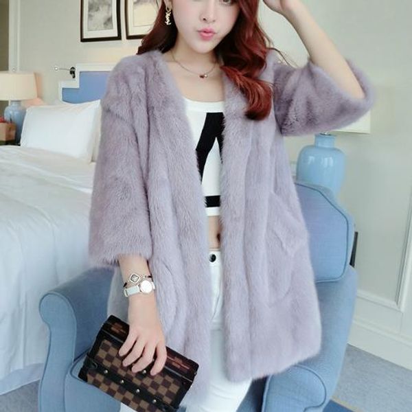 

furry women faux fur coat 2019 women winter thicken furry jackets coats ladies wear faux fur white overcoats j394, Black