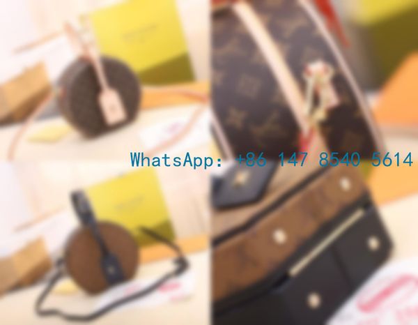 

m43514 2019 new versatile fashion leather grand oldie small round bag lady handbag one-shoulder cross-body bag