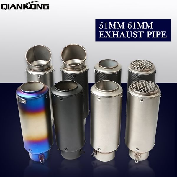 

lser mark motorcycle modified muffler carbon fiber exhaust pipe for yamaha f800gs/adventure f800gt f800r f800s f800st