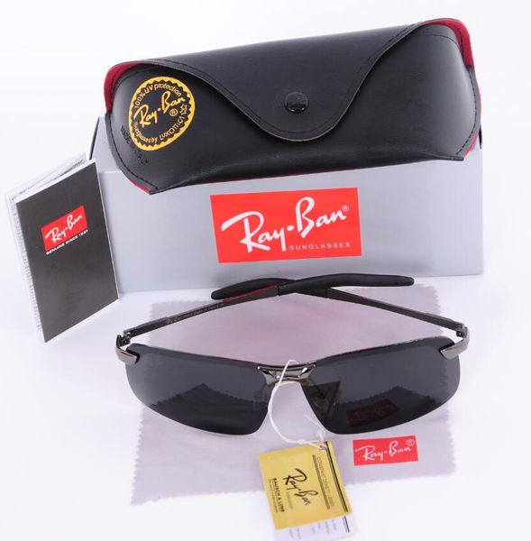 

2019 men women ray ben gla bain len e ban with ca e brand ungla e vintage pilot wayfarer un gla e uv0043