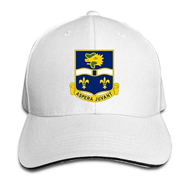 

326th infantry regiment baseball cap adjustable peaked sandwich hats unisexe men women baseball sports outdoors hip-hop strapbacks hat, Blue;gray