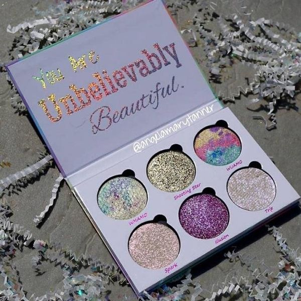 

by epacket love luxe beauty fantasy palette makeup you are unbelievably beautiful highlighters bronzers eyeshadow 6 colors