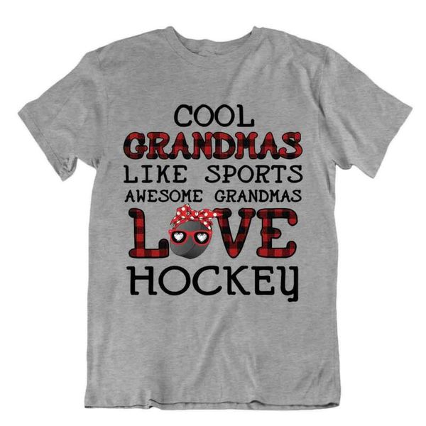 

hockey sport tshirt tee cool grandma gift vintage cute funny classic skates goal, White;black