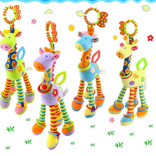 

милый жираф плюшевые игрушки для животных детская кровать висит мягкая кукла мягкая плюшевая игрушка новорожденный ребенок дети детские игру