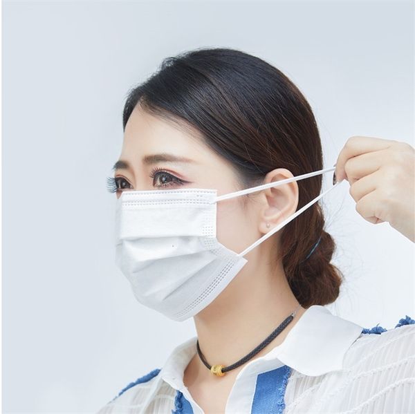 

disposabletop лица layer ear loop пылезащитный 3 black fly non woven фильтр одноразовая пыли маска стерео черный / белый / розовый защитные