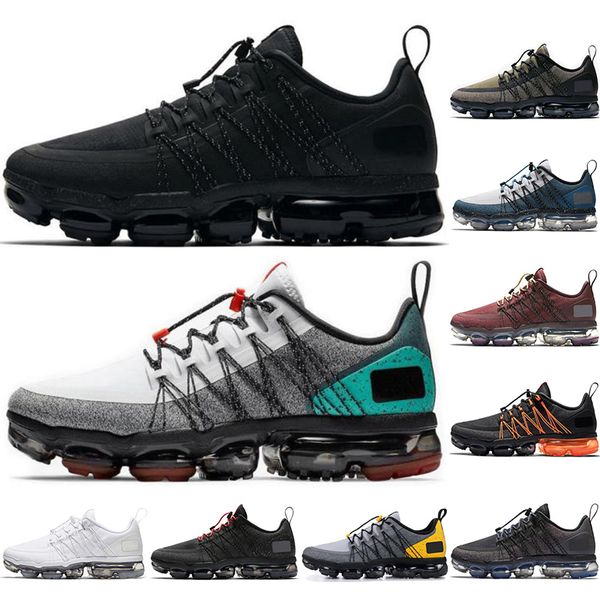 

niké áir vápormáx utility men women running shoes trainers triple black white tropical twist celestial teal sports sneakers with socks