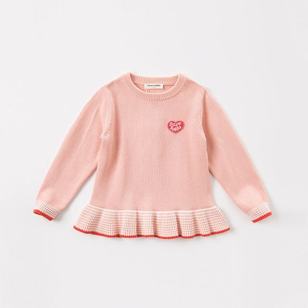 

dbk8862 dave bella baby girl fashion sweater children pullover knitted sweater infant toddler girls lovely clothes, Blue