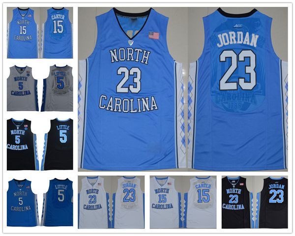 

Ncaa north carolina tar heel 23 michael 5 na ir little 15 carter 32 luke maye berry barne unc blue black white jer ey