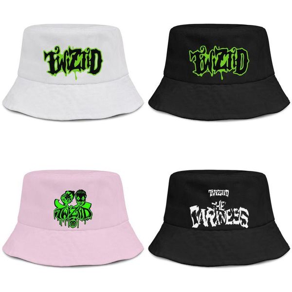 

twiztid the darkness mens and women buckethat custom cute bucket baseballcap twiztid logo skull majik ninja man's myth vol. 1, Blue;gray
