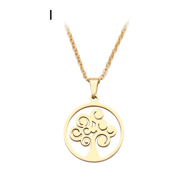 

jewellery stainless steel necklace for women life tree choker gold and silver color pendant necklace engagement jewelry
