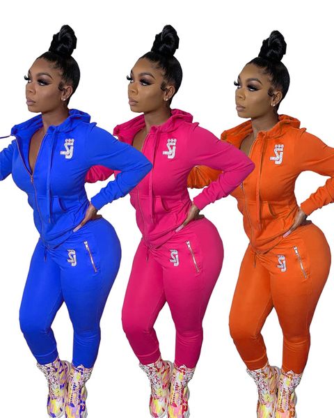 

women outfits fall winter casual suit clothes jacket leggings outerwear tracksuit 2 piece set cardigan trousers pants jogger suit 1993