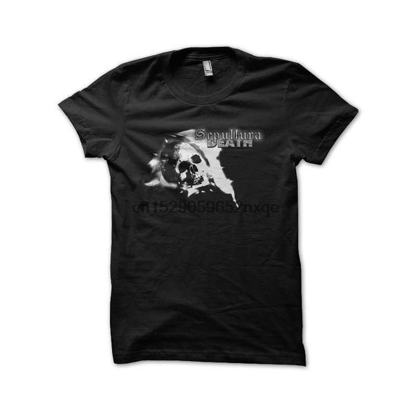 

men t shirt sepultura shirt black death tshirts women t-shirt, White;black