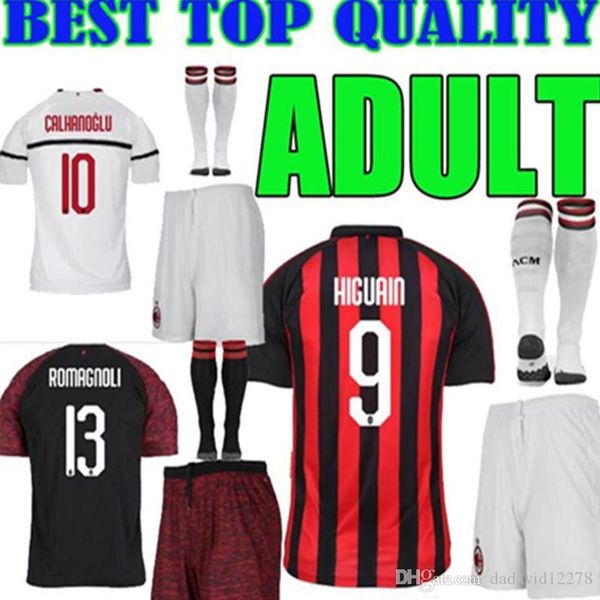 

Kit 2018 2019 higuain occer jer ey u o bonaentura abate calhanoglu kalinic romagnoli romagnoli c zapata football hirt