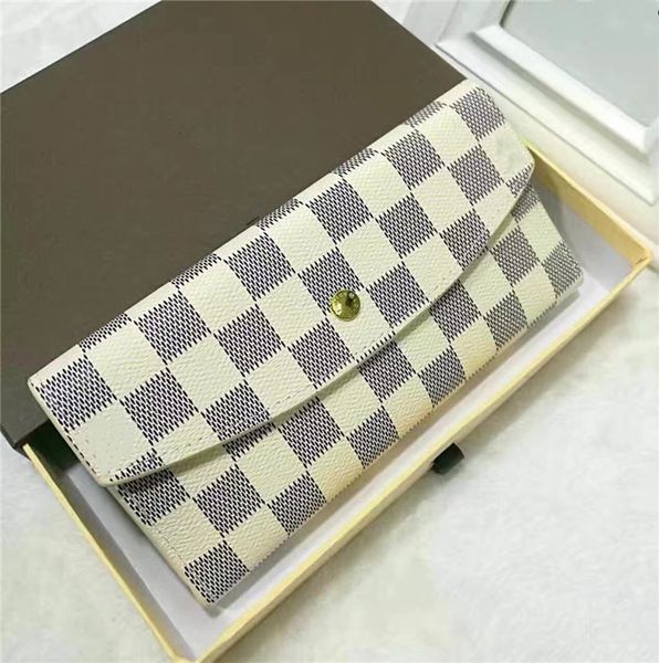 

2020 factory direct sales classic men and women mid-length peas wallet fashion button coin purse with gift box, Blue;gray