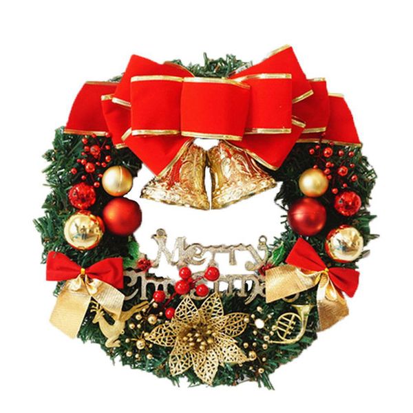 

30/40cm christmas wreath ornament for showcase window prop staging
