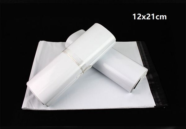 

12x21cm новый Поли self-seal самоклеющиеся Экспресс-доставка сумки курьерская рассылка полиэтиленовый пакет конверт курьерская почта почтовый почтовая сумка