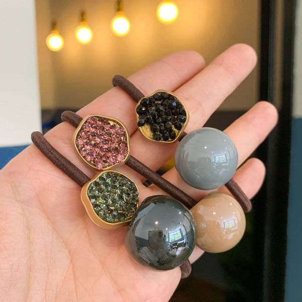 

свадьба из бисера жемчужный подарок женщина леди ювелирные изделия с бриллиантами волосы резинки для невесты актерского начала выпускной qm, Pink