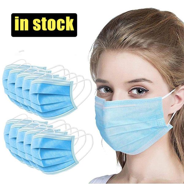 

7339055 12 hours ship 5-10 days delivery disposable face masks 3-layer mouth anti pm2.5 safety masks face masks