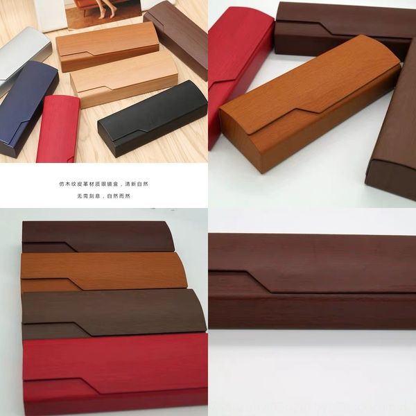 

students' simple myopia case case myopia handmade glasses box children's portable frame glasses box, Blue